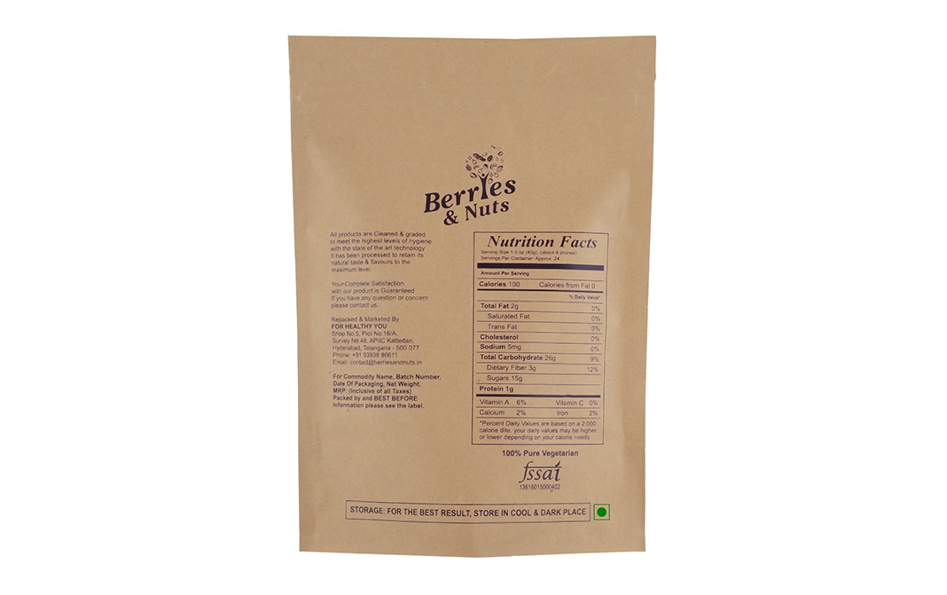 Berries & Nuts Prunes    Pack  1 kilogram